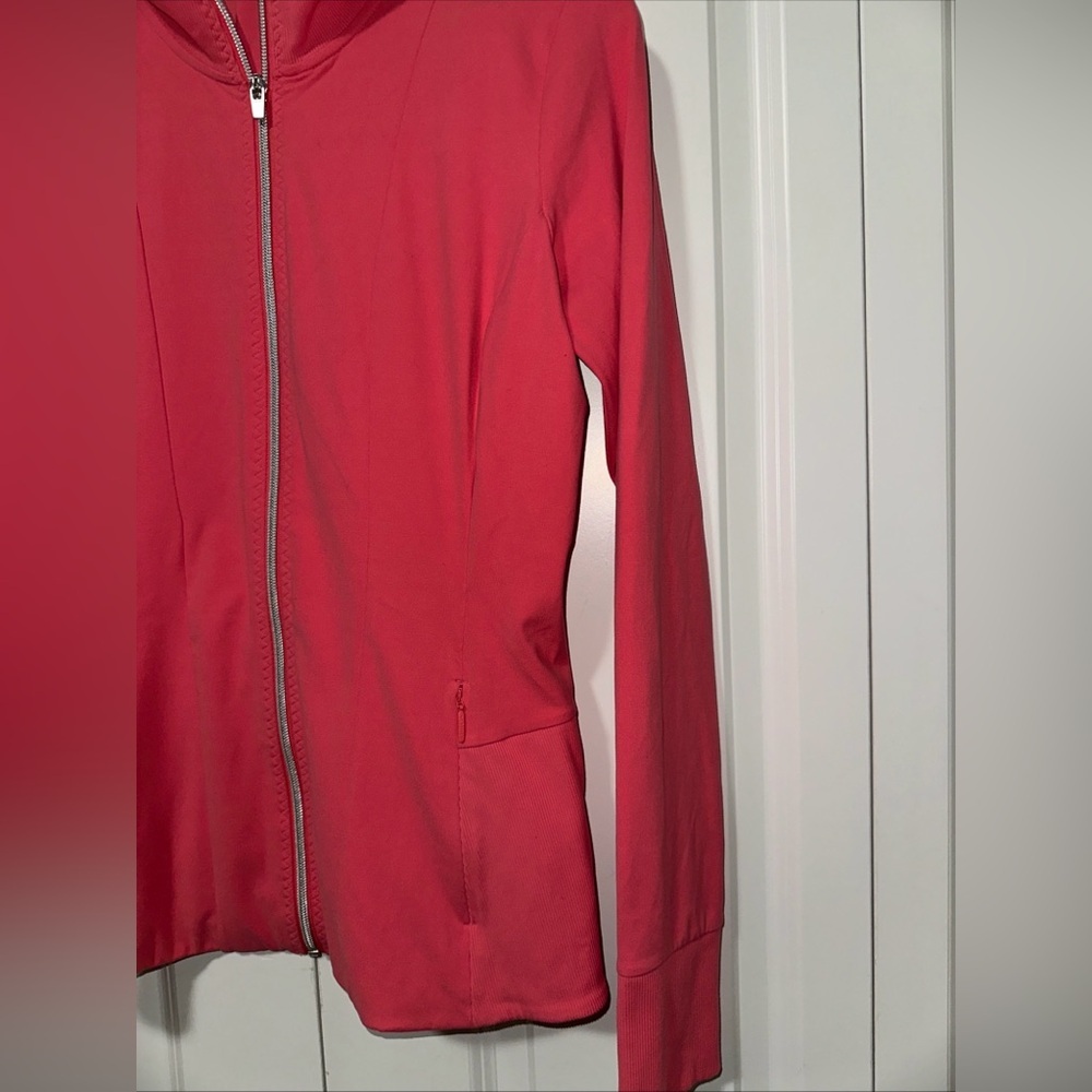Athleta Shanti Salutation Jacket in Powervita Full Zip Workout Jacket M - Picture 4 of 6
